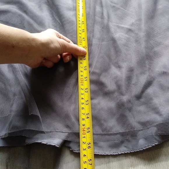 BHLDN Isadore Pewter Watters Bridesmaid Dress sz 10‎ holidays gray sequin maxi - Picture 16 of 16